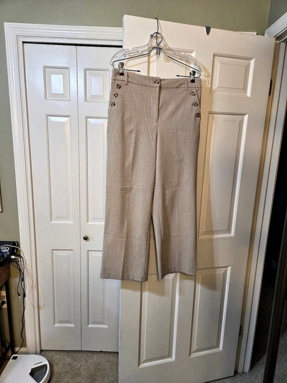 Rachel Zoe Wide Leg Pants in Beige Size 6